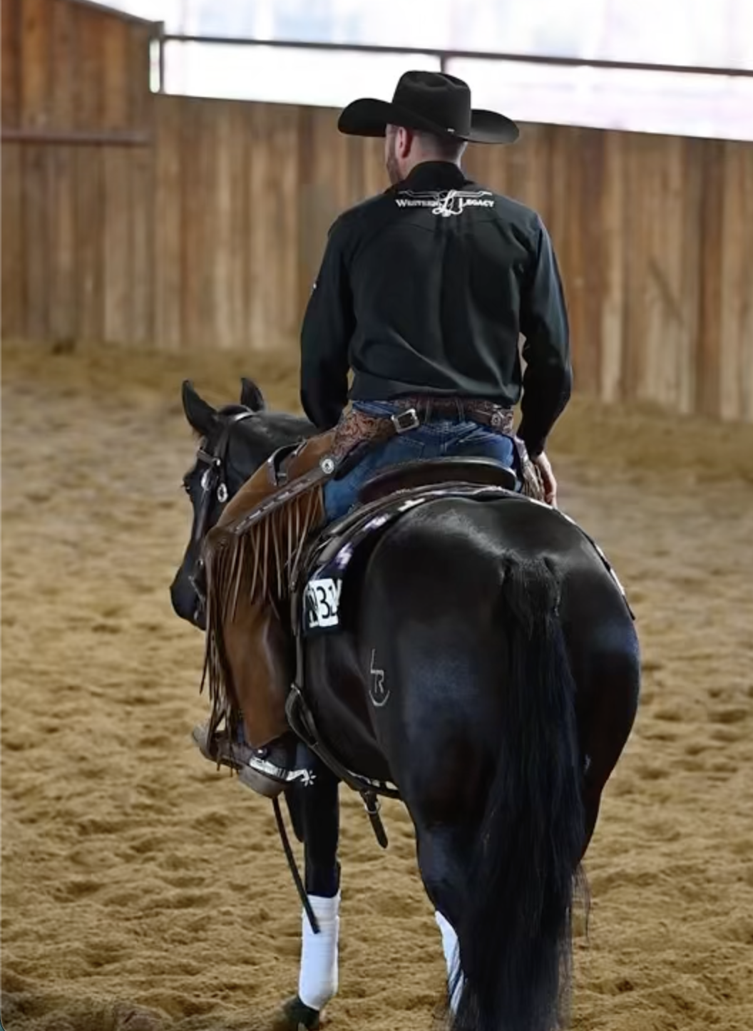 LR Miss Blue Rey with Clayton Edsall — Rear Shot